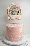 Daisy Flowers & Characters Cake Topper