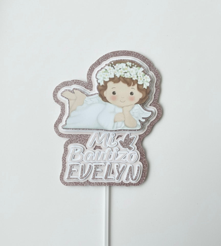Angel Cake Topper (Bautizo-Baptism)