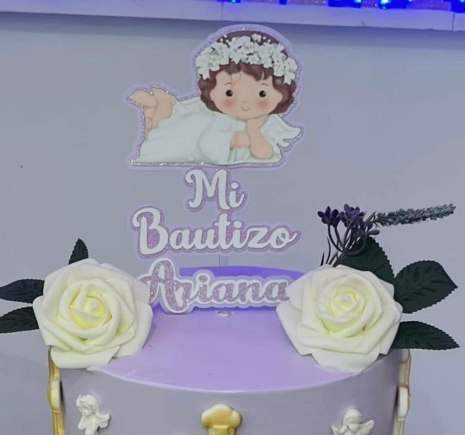 Angel Cake Topper (Bautizo-Baptism)