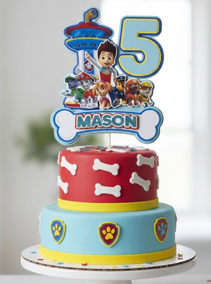 Ryder and Friends Cake Topper