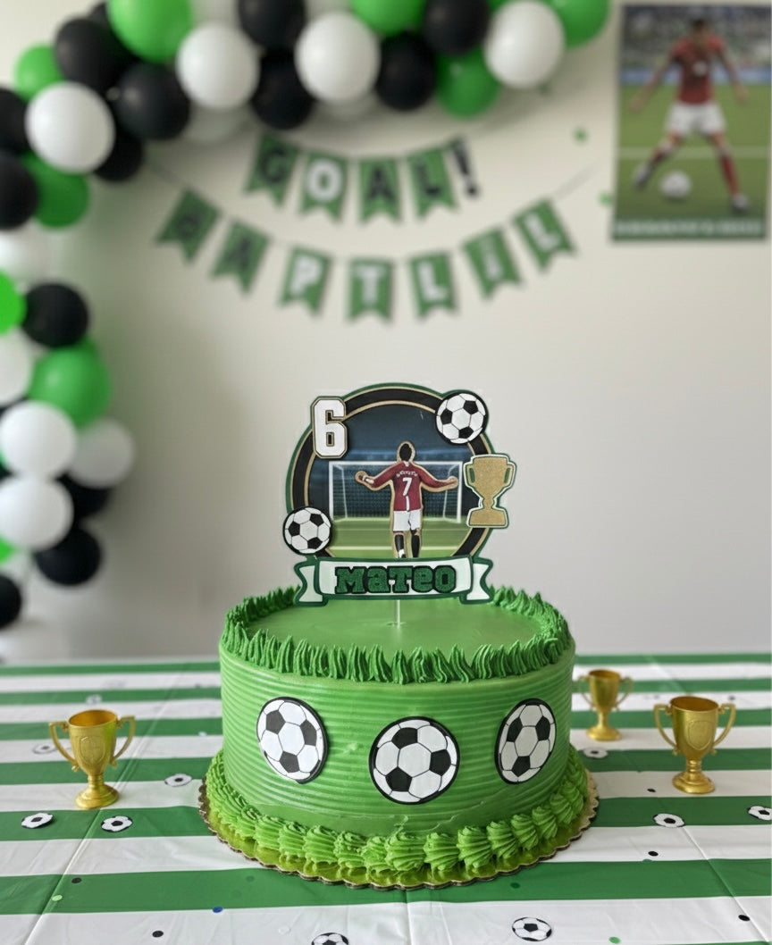 CR7 Cake Topper & Decor