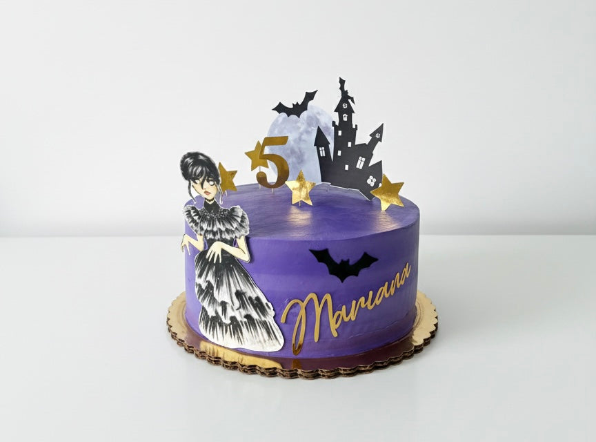 Gothic Wednesday Cake Decoration
